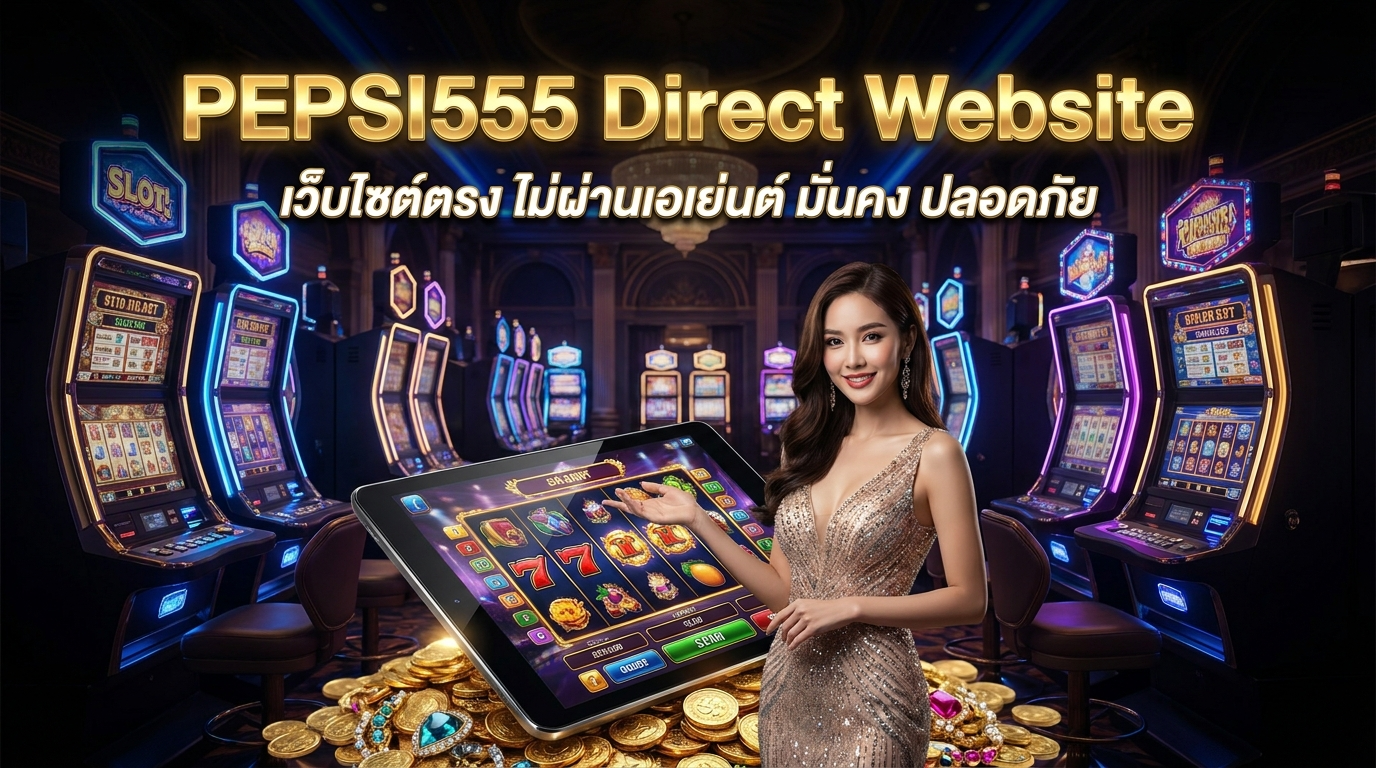 PEPSI555 เว็บตรง: สล็อตออนไลน์ที่ดีที่สุดในไทย