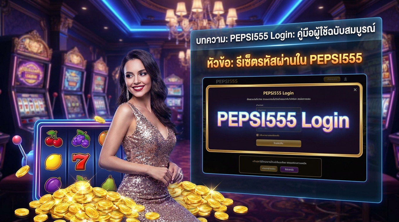 การรีเซ็ตรหัสผ่านใน PEPSI555
